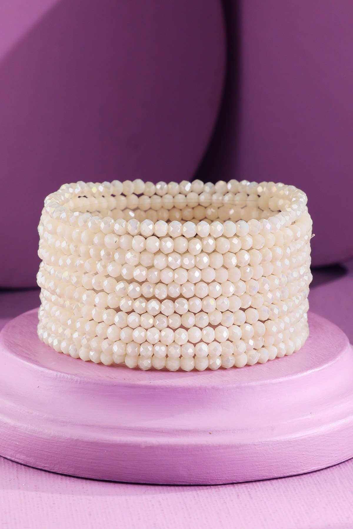 10 Piece Beaded Stackable Boho Bracelet