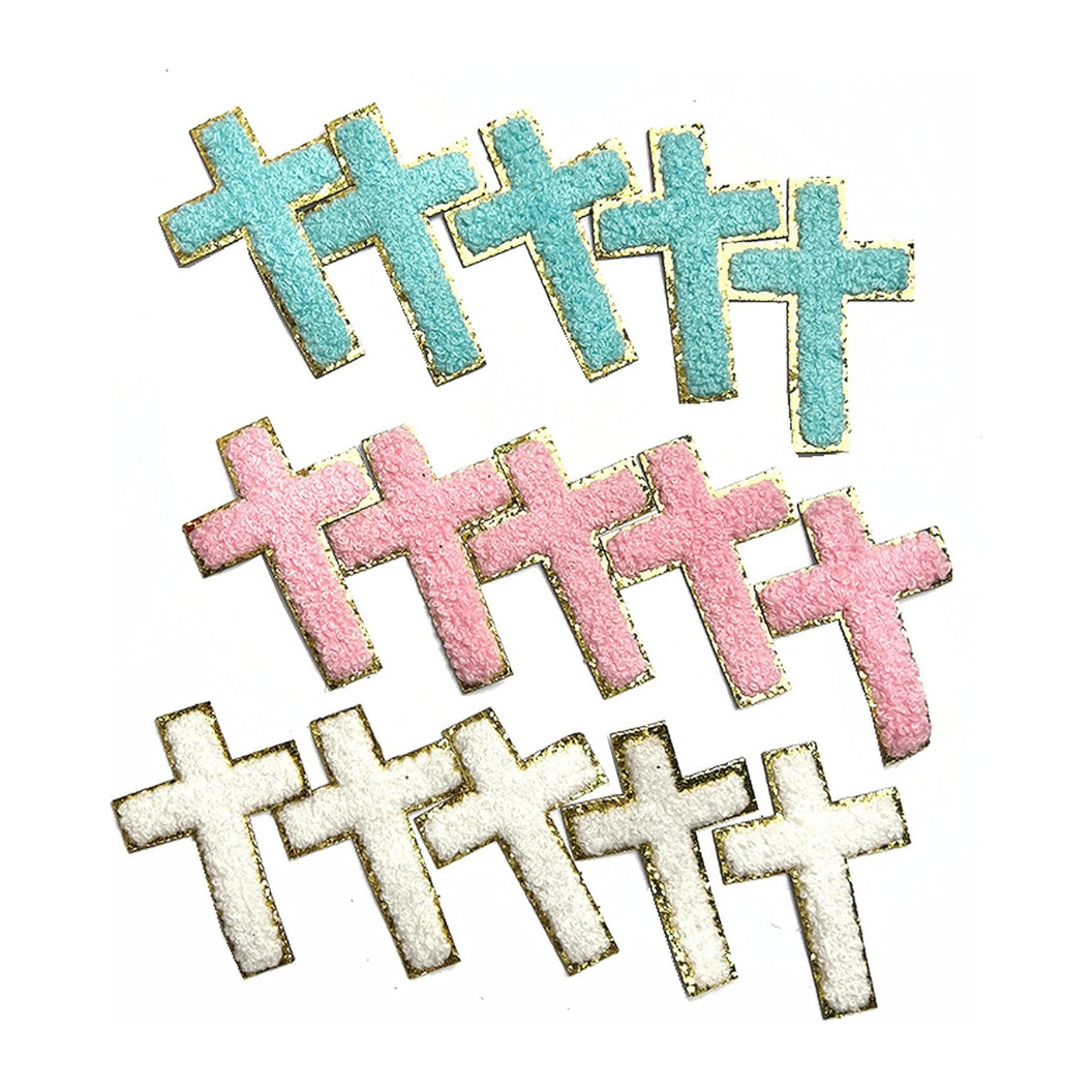 Chenille Cross Patch | Assorted
