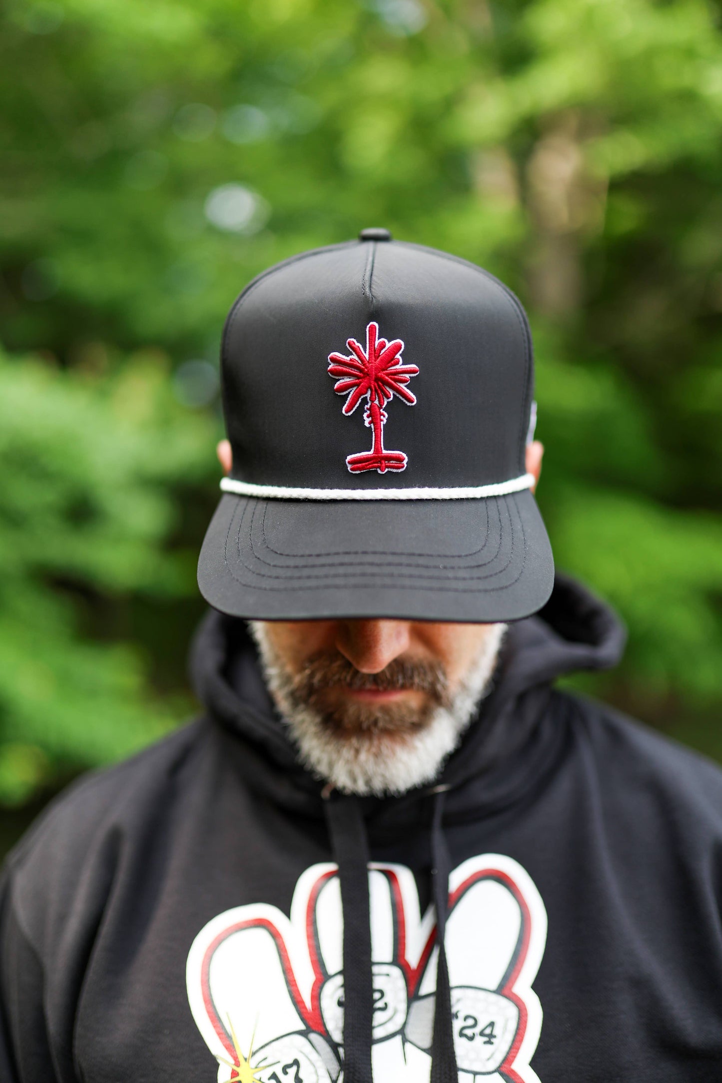 South Carolina Football Black Palmetto Snapback Hat