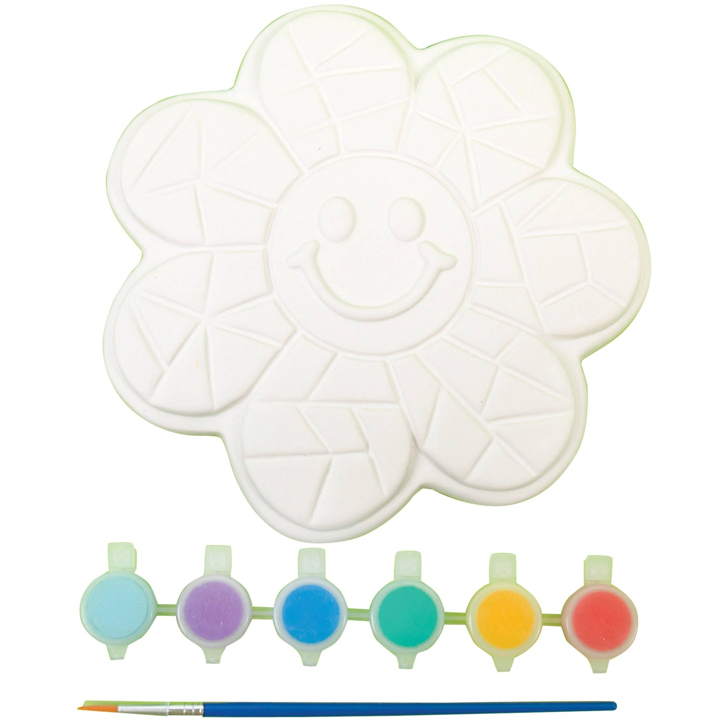 Creative Roots Stepping Stone-Smiley Daisy Paint Set
