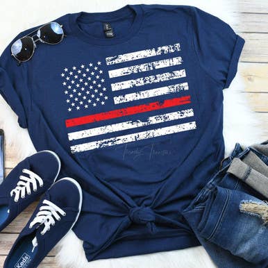 Thin Red Line DTF Transfer