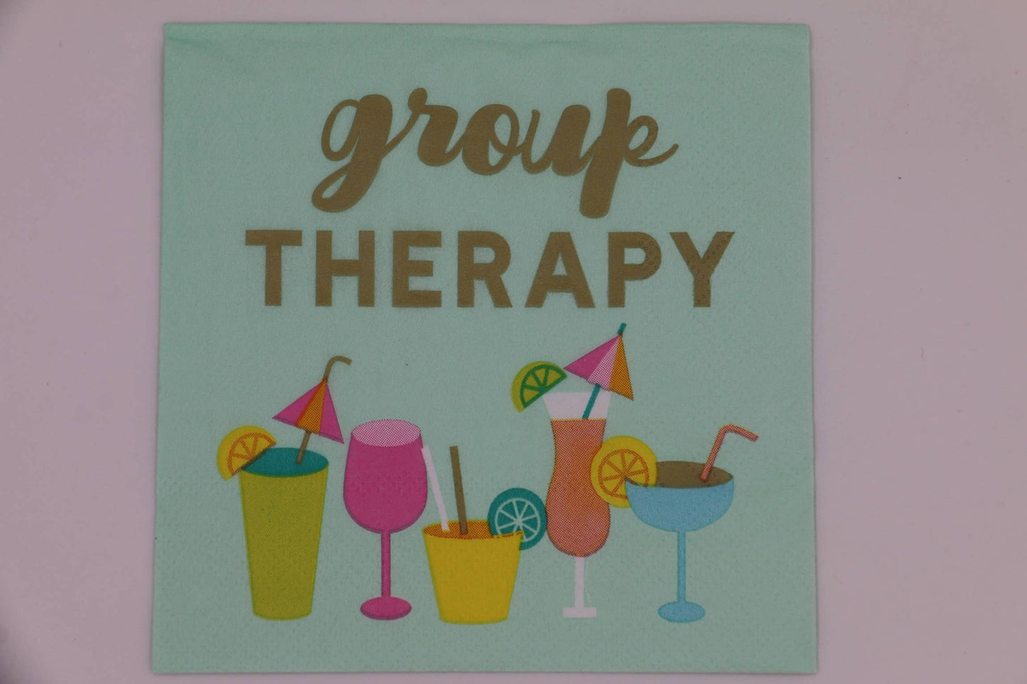 Funny Cocktail Napkins | Group Therapy - 20ct
