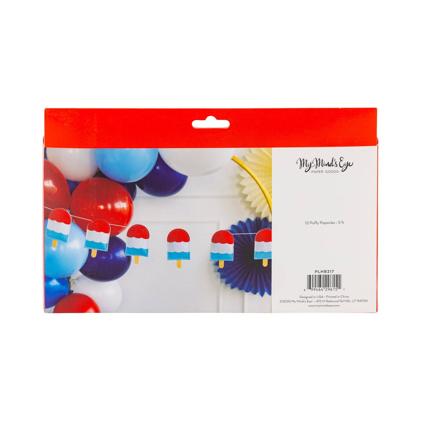 PLHB217 - Popsicle Puffy Felt Banner