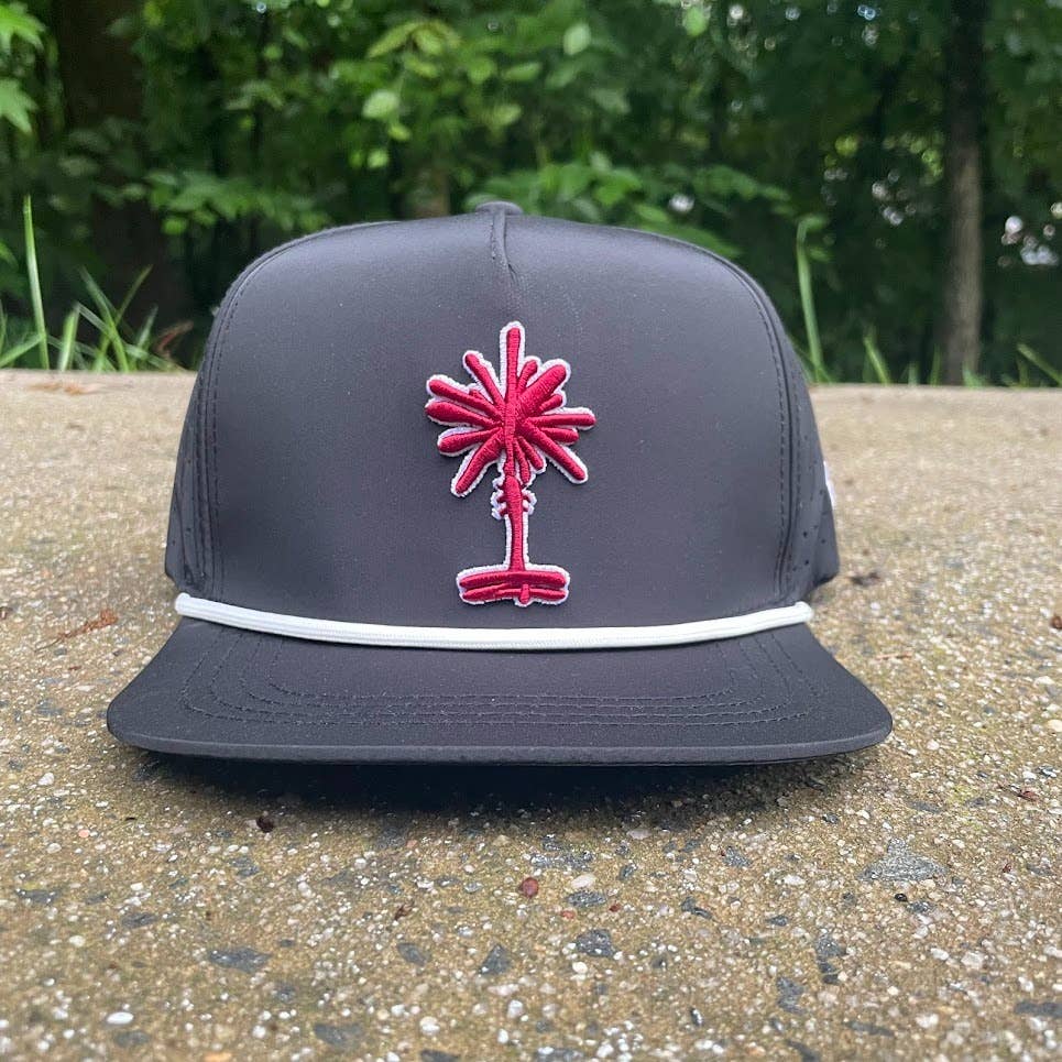 South Carolina Football Black Palmetto Snapback Hat