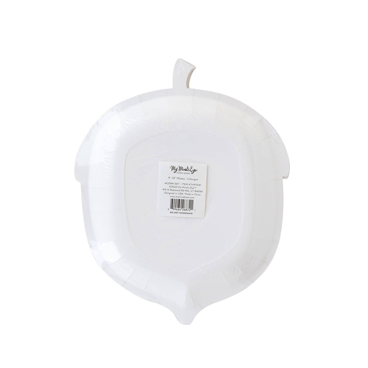 THP1041 - Harvest Acorn Shaped Paper Plate Set