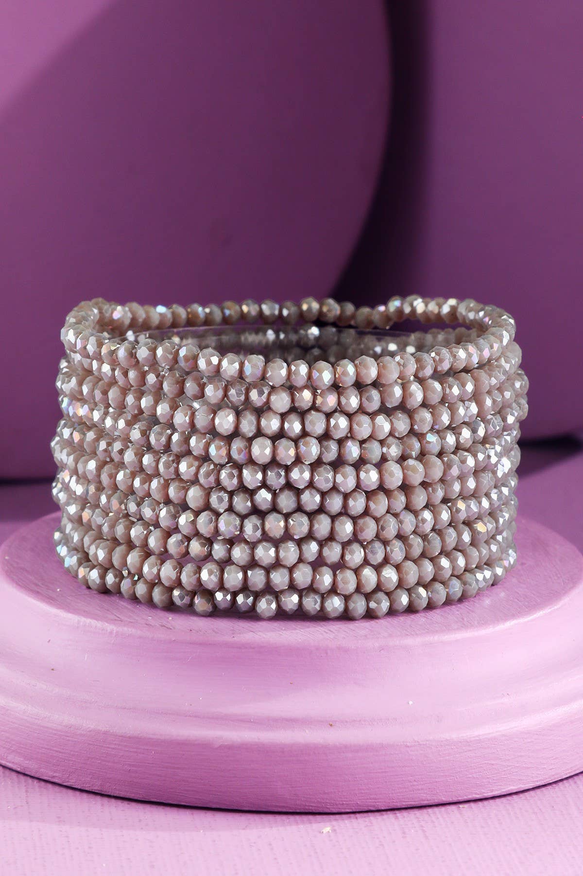 10 Piece Beaded Stackable Boho Bracelet
