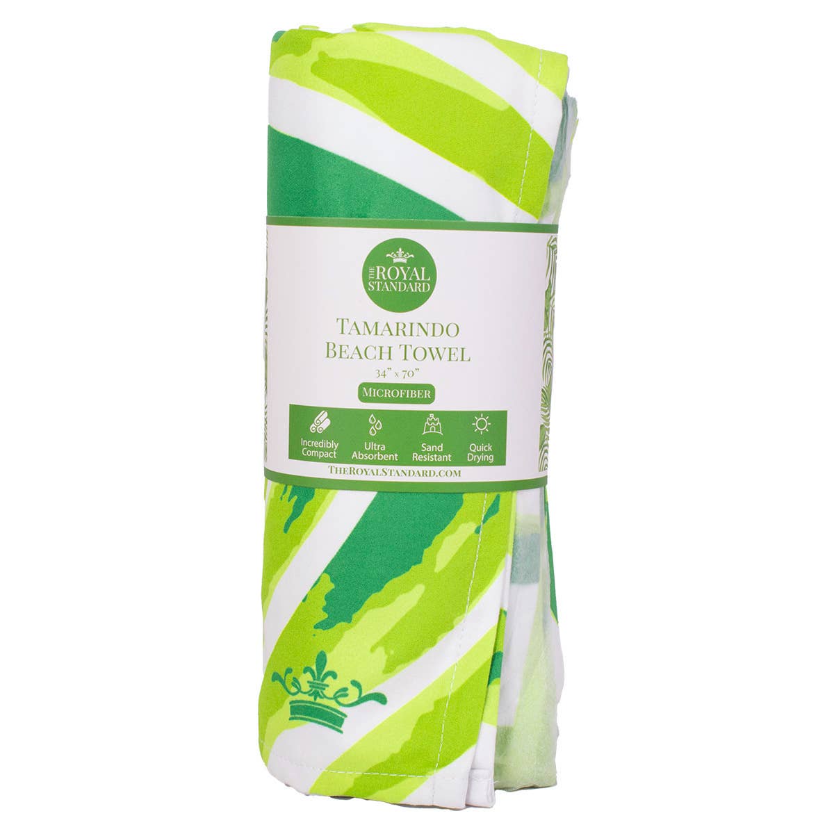 Tamarindo Beach Towel Kelly/Lime 34x70