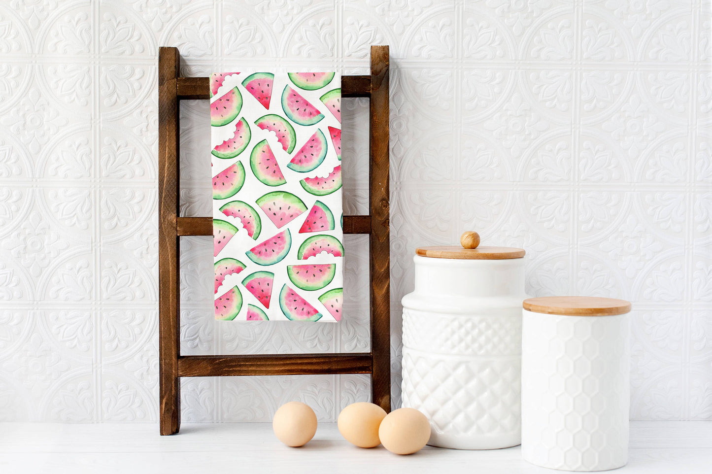 Watermelons Tea Towel - Summer Fruit Kitchen Decor