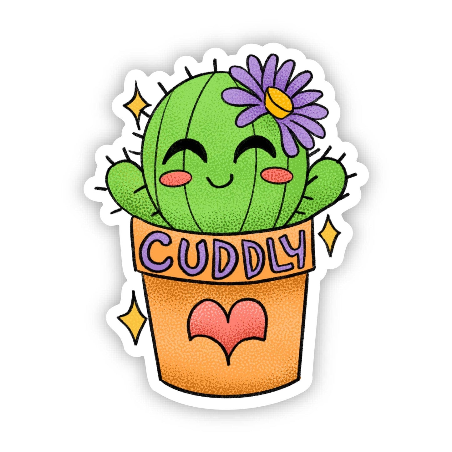 Cute Cuddly Sarcastic Cactus Sticker