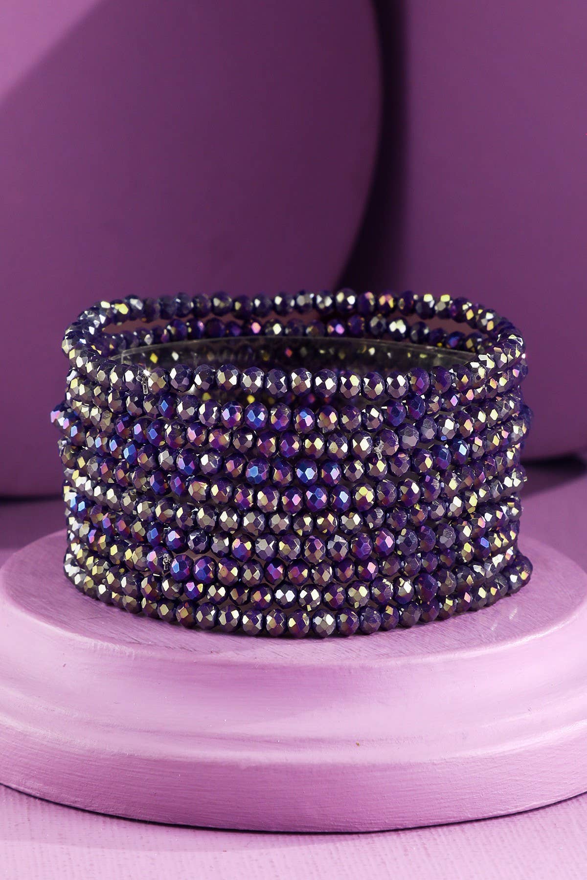 10 Piece Beaded Stackable Boho Bracelet