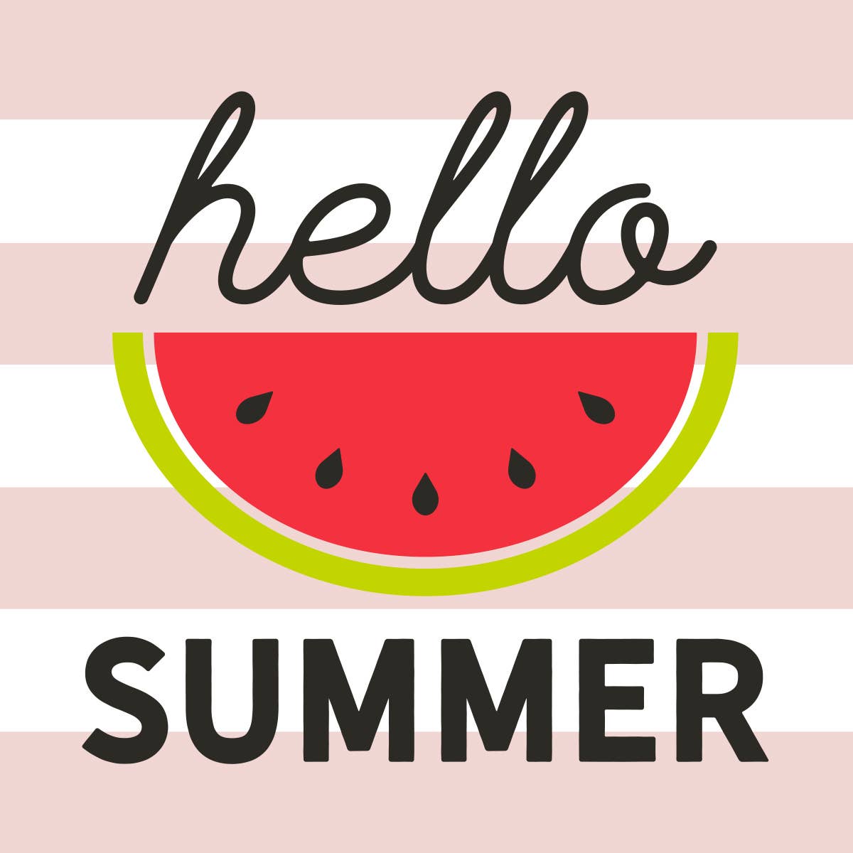 Funny Cocktail Napkins | Hello Summer - Melon - 20ct