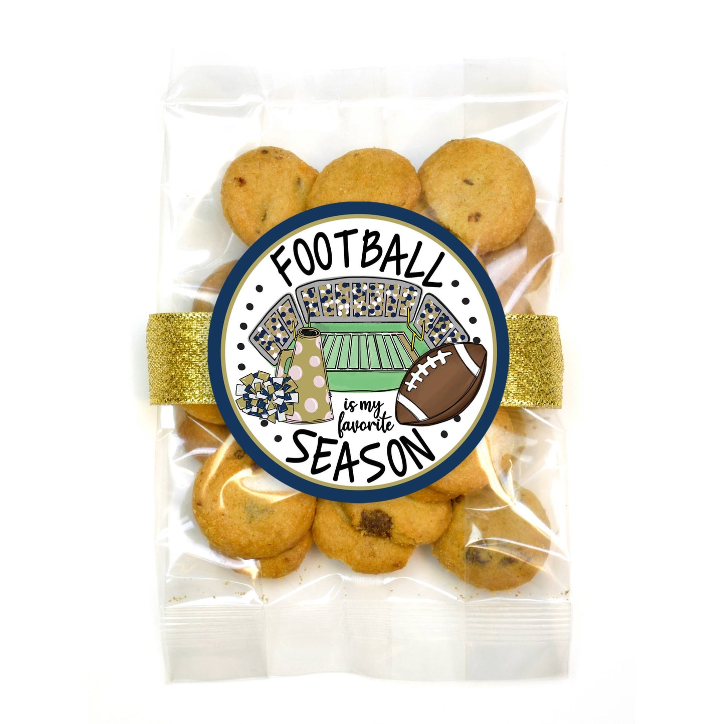 Cookie Bags - Football - Small - 12 Bags