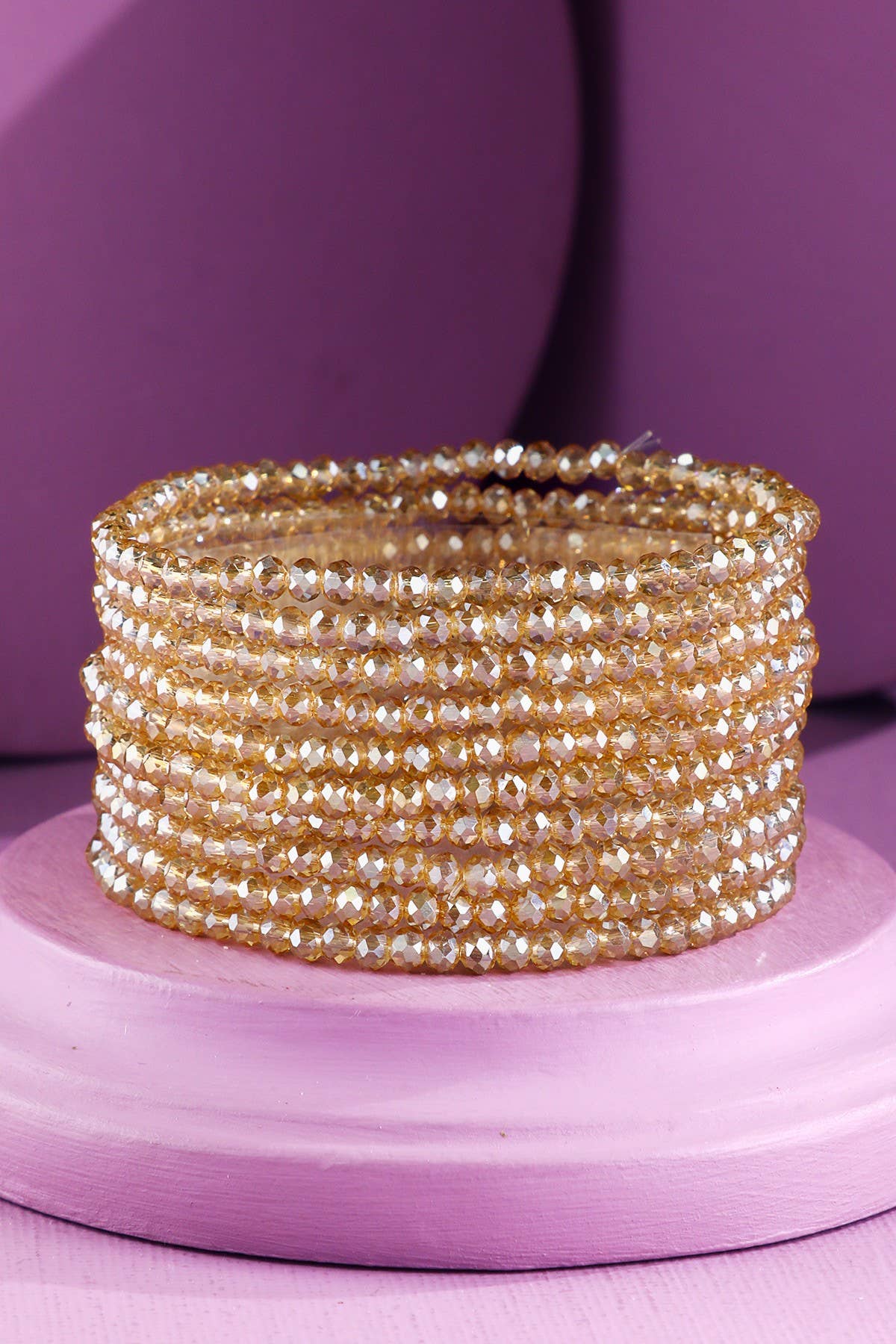 10 Piece Beaded Stackable Boho Bracelet