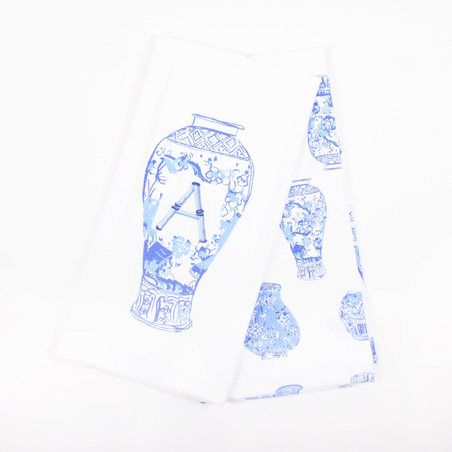 Ginger Jar Initial Kitchen Towel Set - Prepack