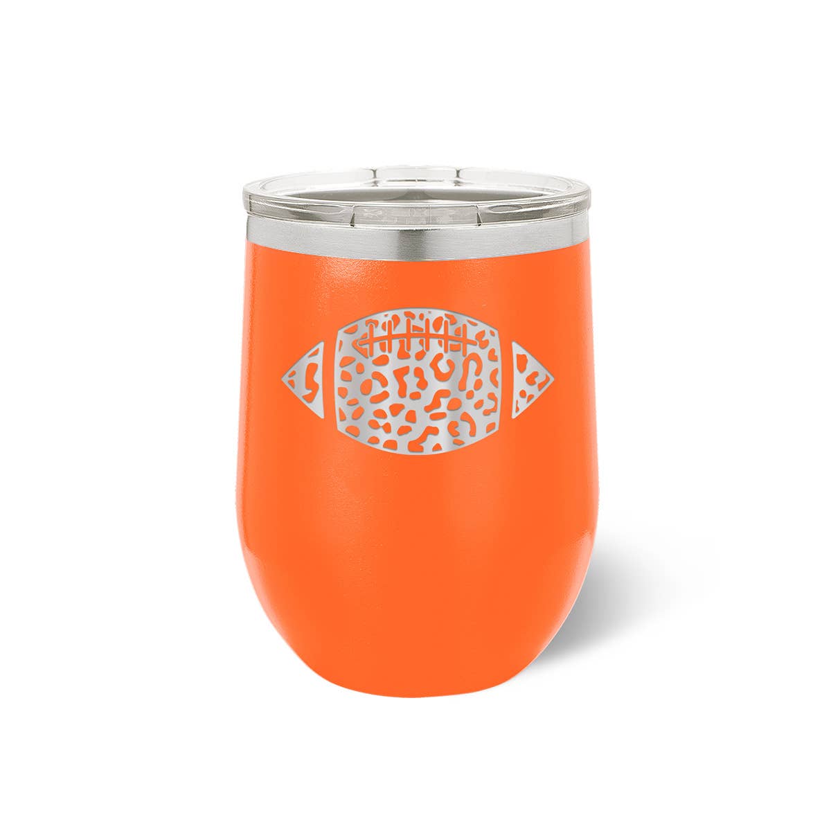 Leopard Football 12oz Tumbler