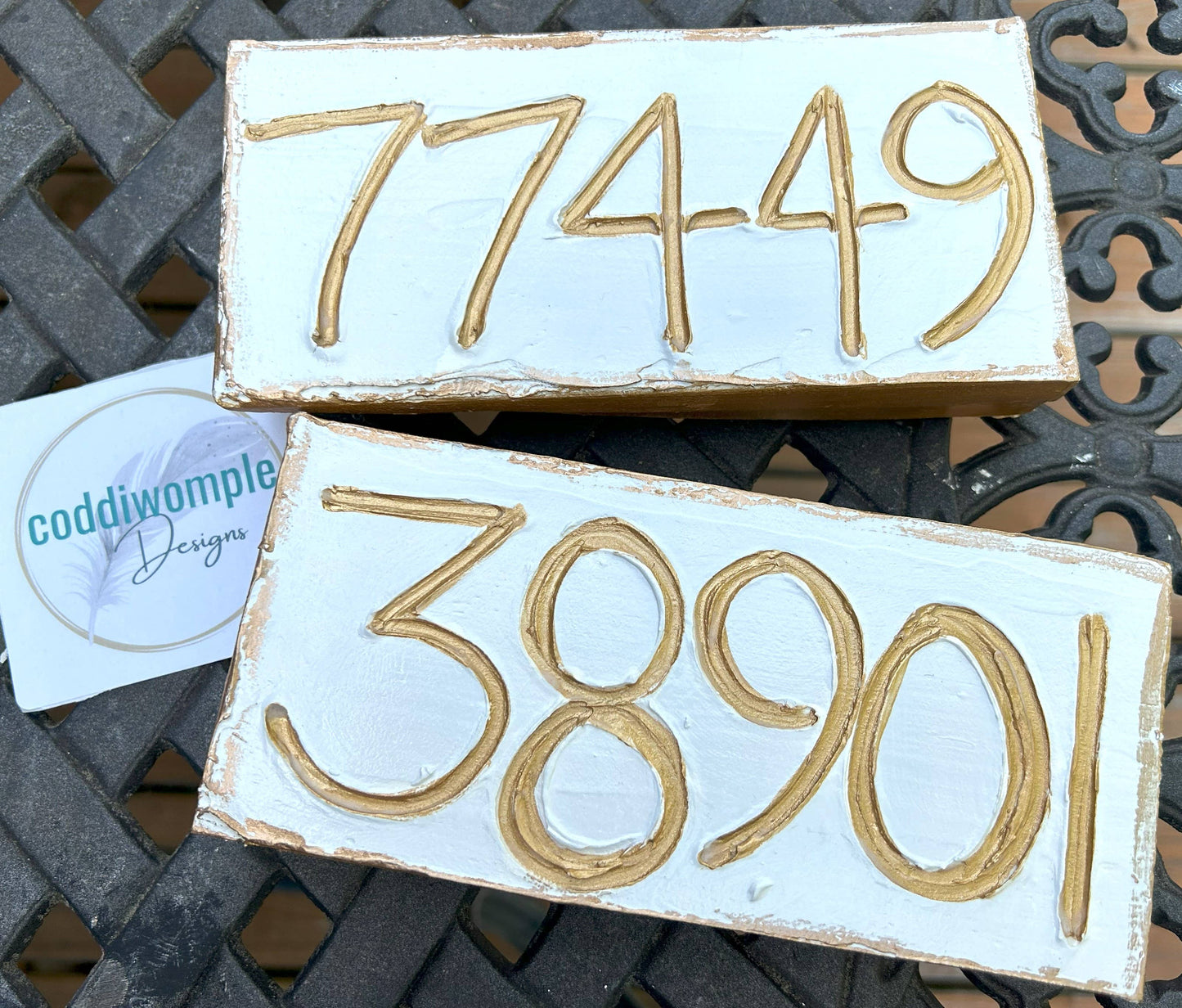 U.S. zip code - custom art block hometown sports region