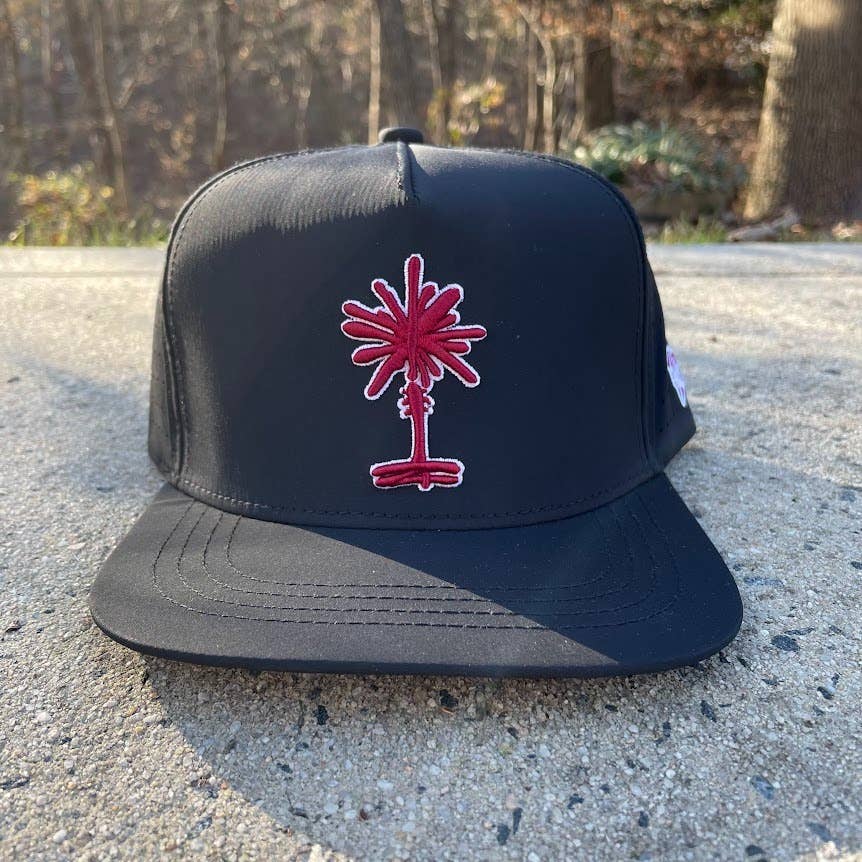 South Carolina Football Black Palmetto Snapback Hat