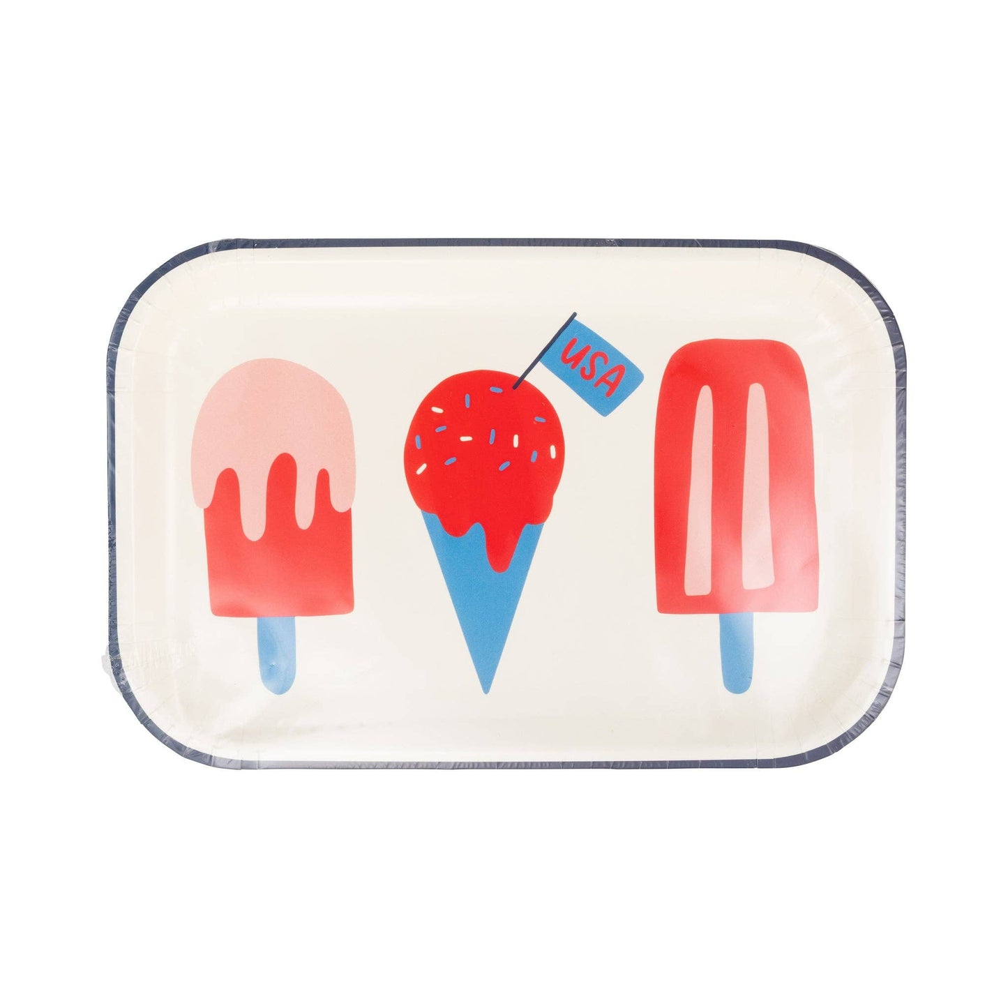 PLPL977 - Popsicle Shaped Plate (8 ct)