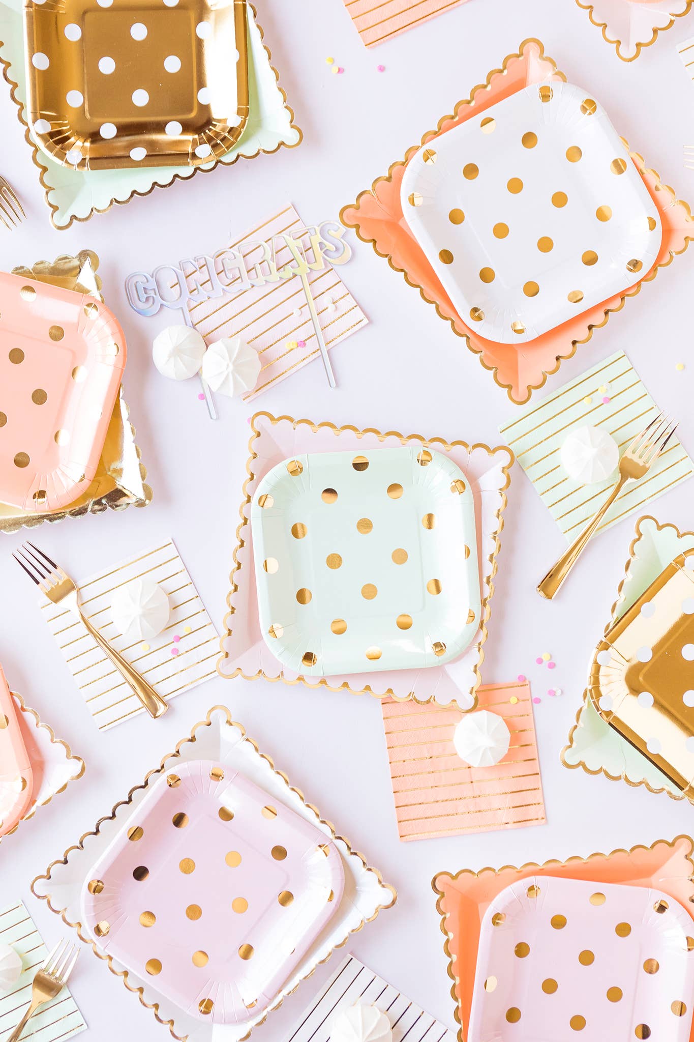 Basic 7" Plates - Blush
