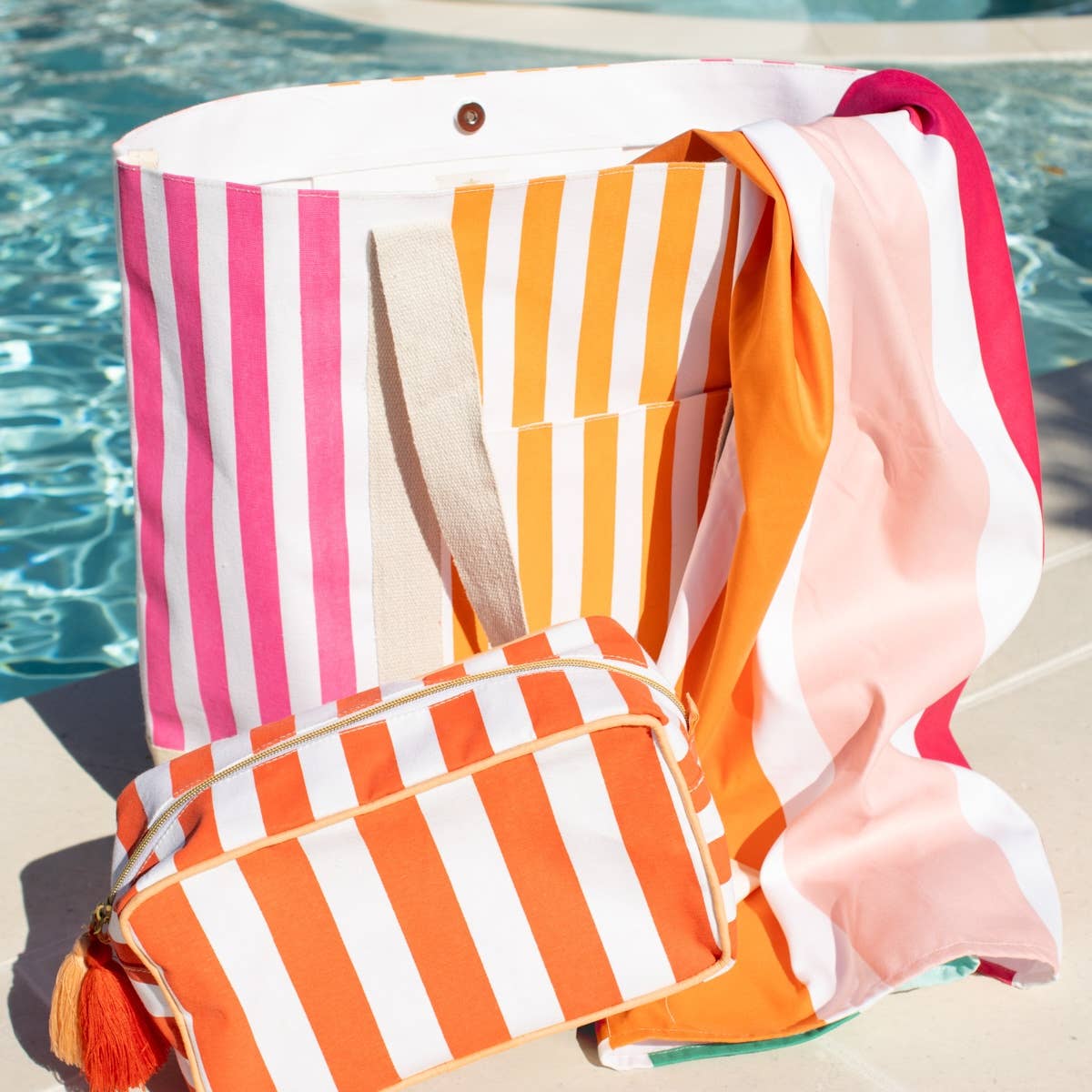 Megan Cosmetic White/Fiesta 10x6x4