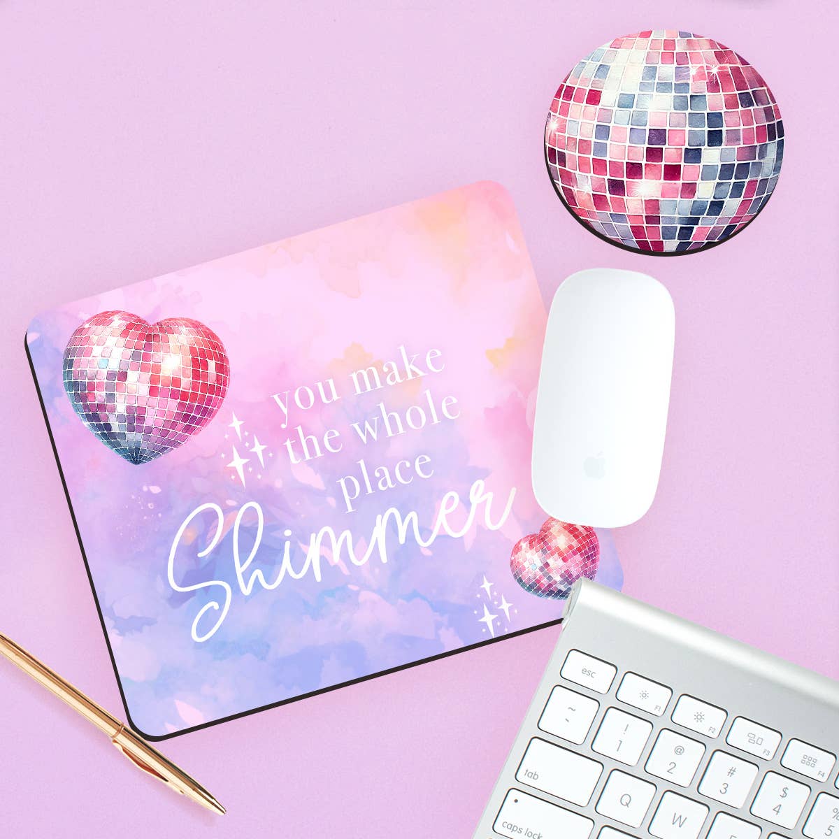 You Make the Whole Place Shimmer Desk Set