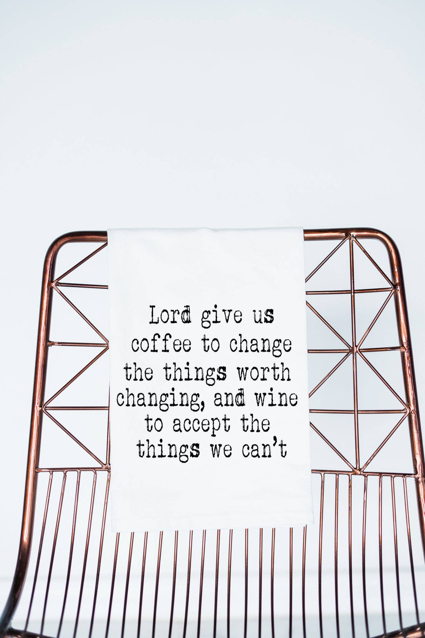 Wine Coffee Serenity Prayer | Gift Towel