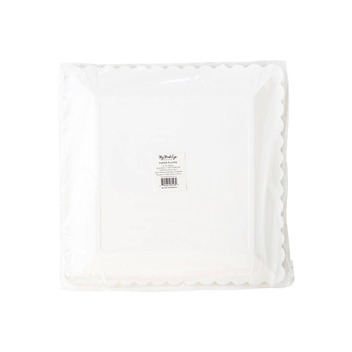PGB1140 - Gold Ruffle Edge Plate