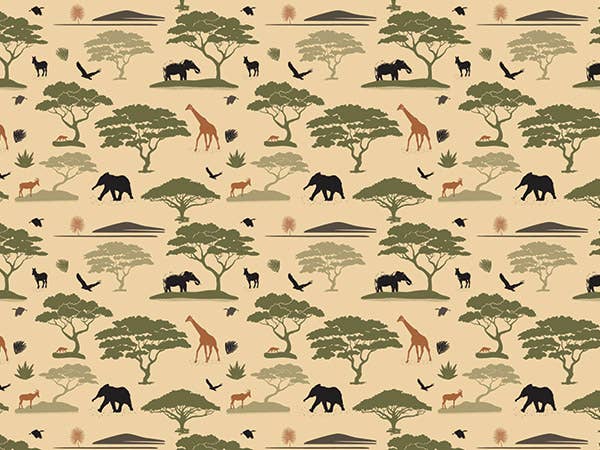 Animal Print Bulk Tissue Paper Sheets