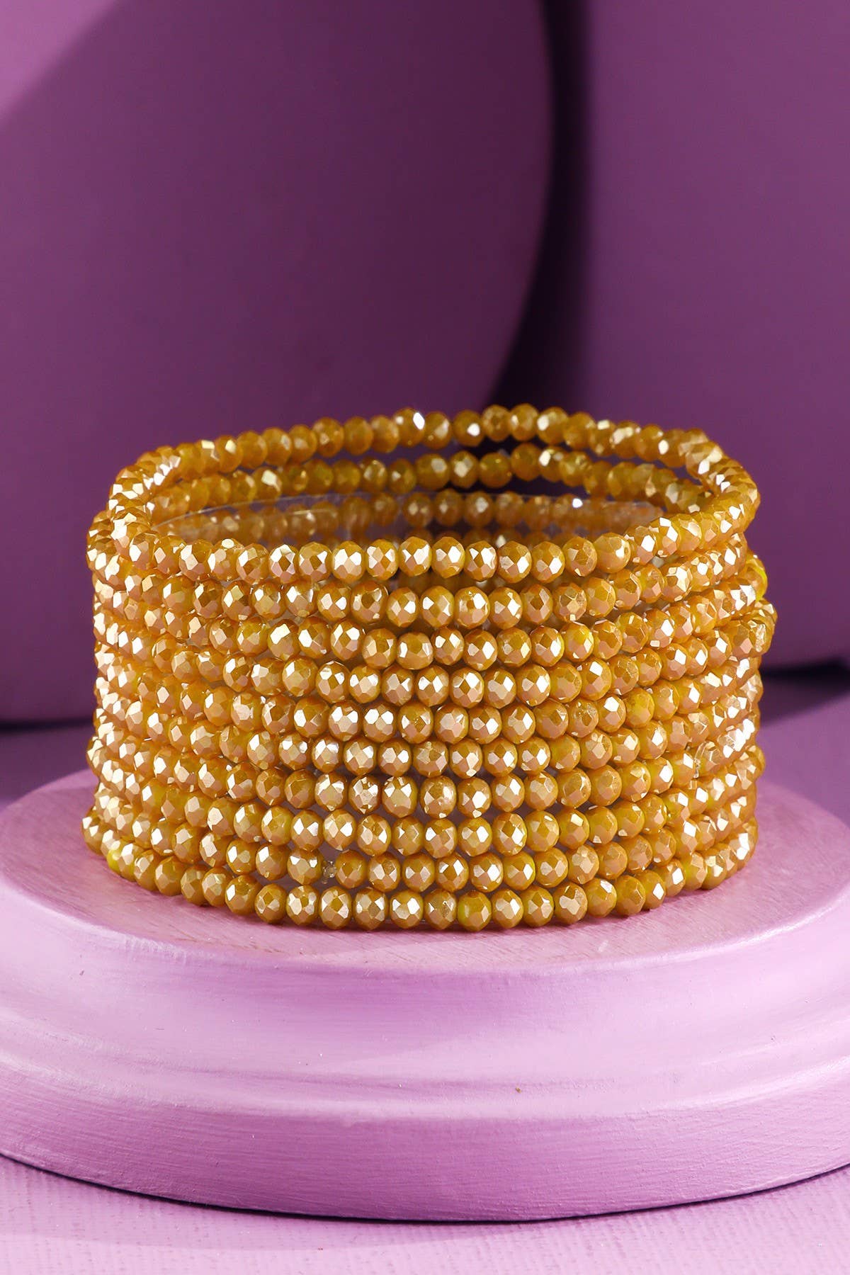 10 Piece Beaded Stackable Boho Bracelet