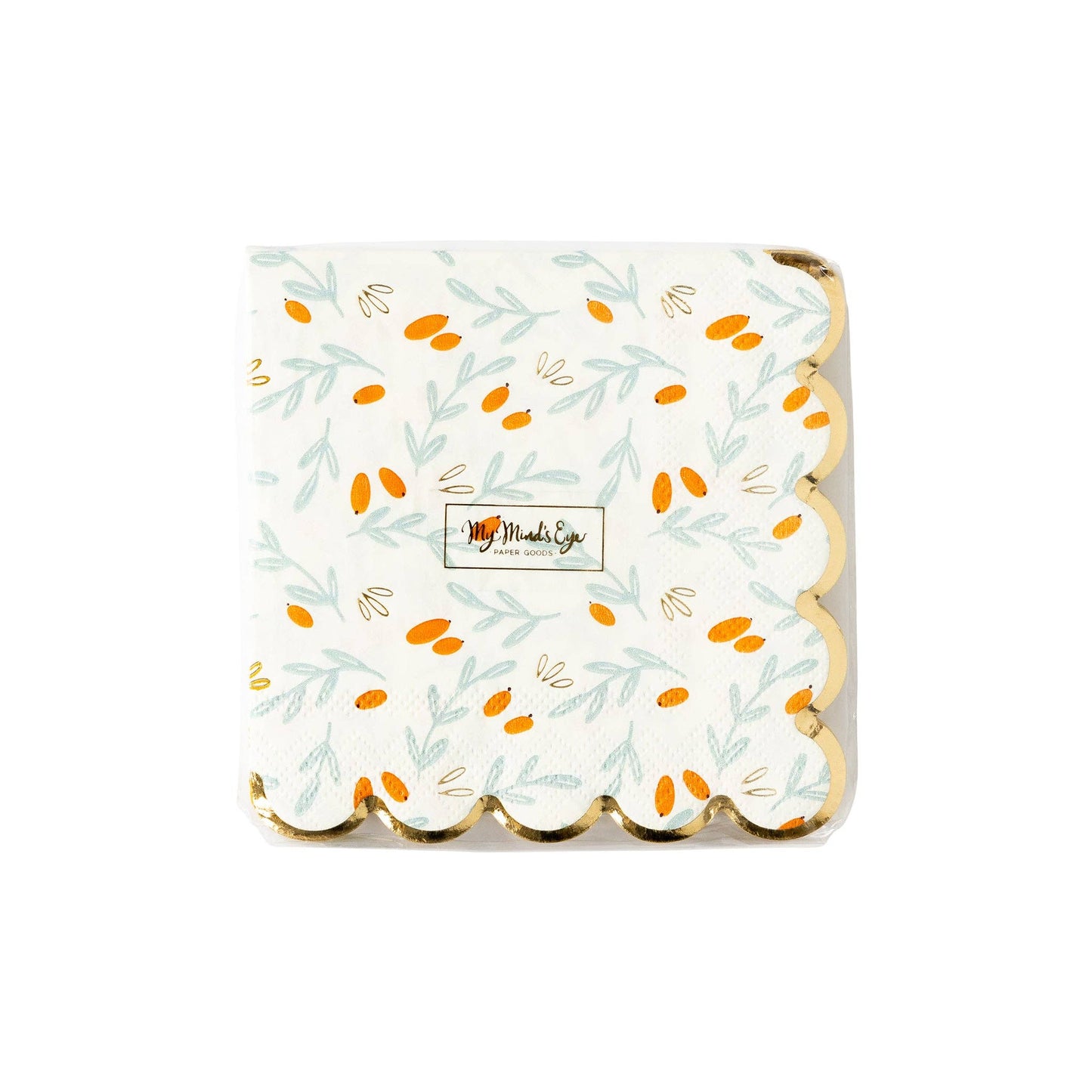 THP1135 - Stems Pattern Scallop Napkin