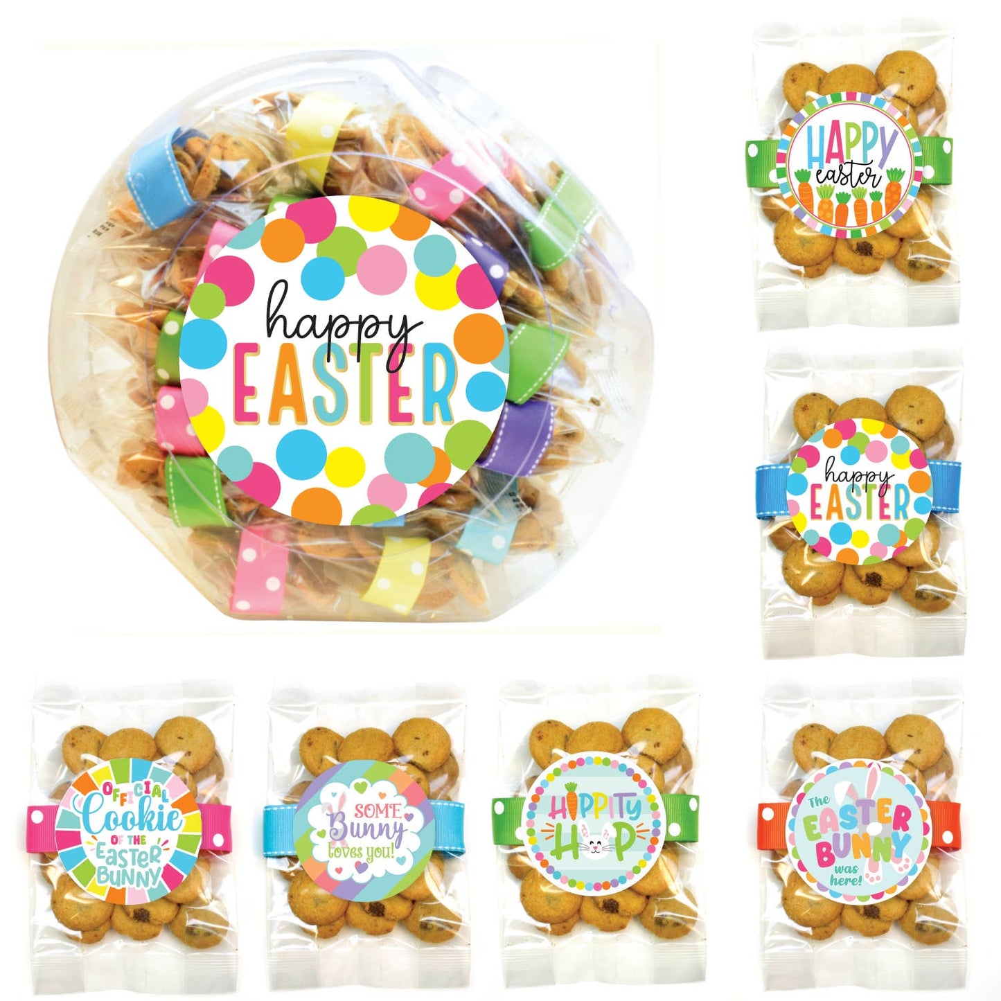 Cookie Tub - Easter Asst A - Includes 42 Bags