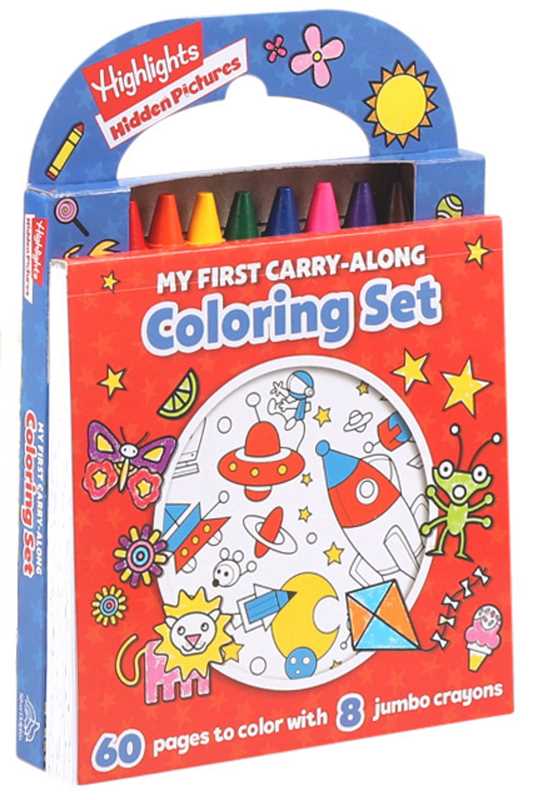 Highlights: My First Hidden Pictures Carry-Along Coloring Set by Delaney Foerster