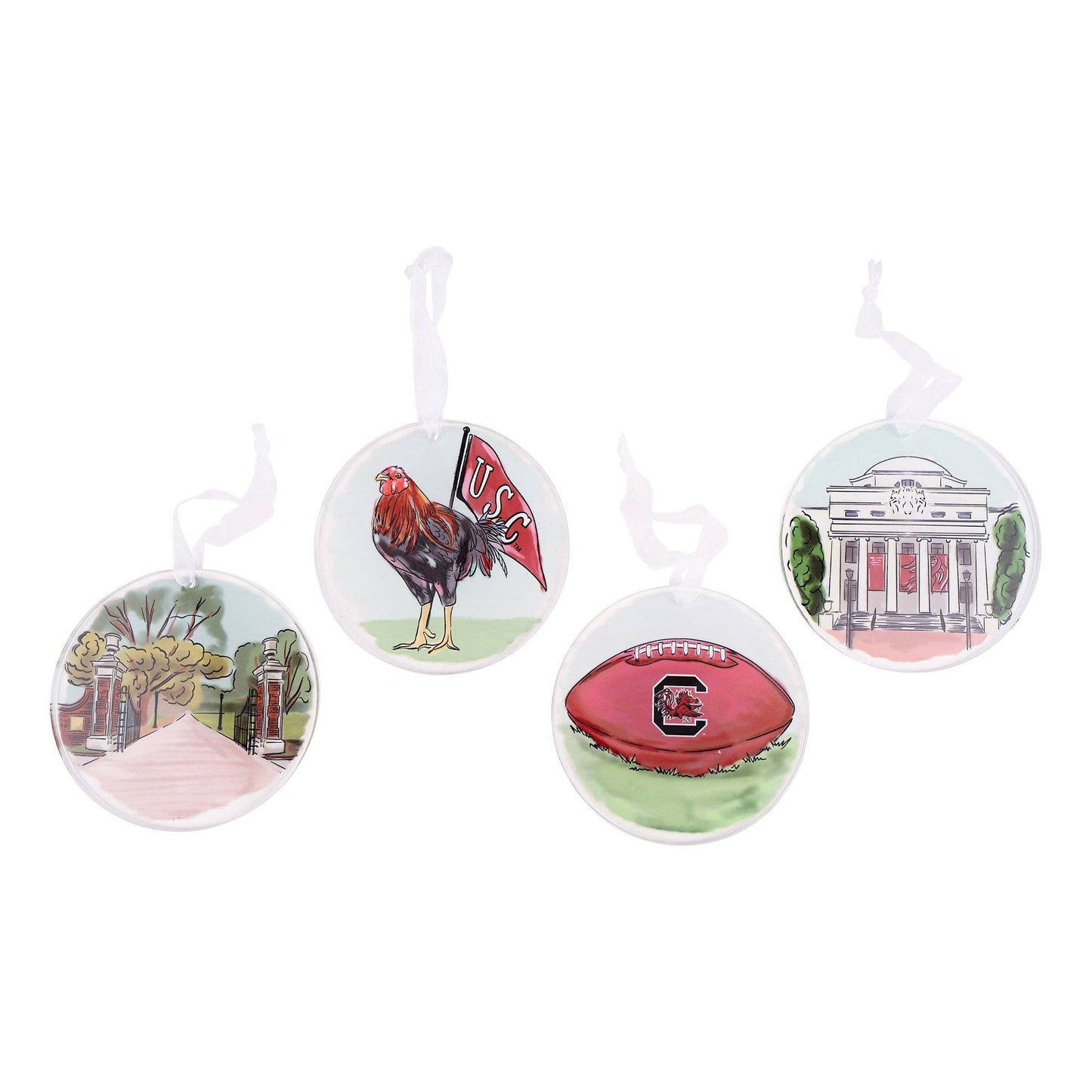 South Carolina Ornament Set/4