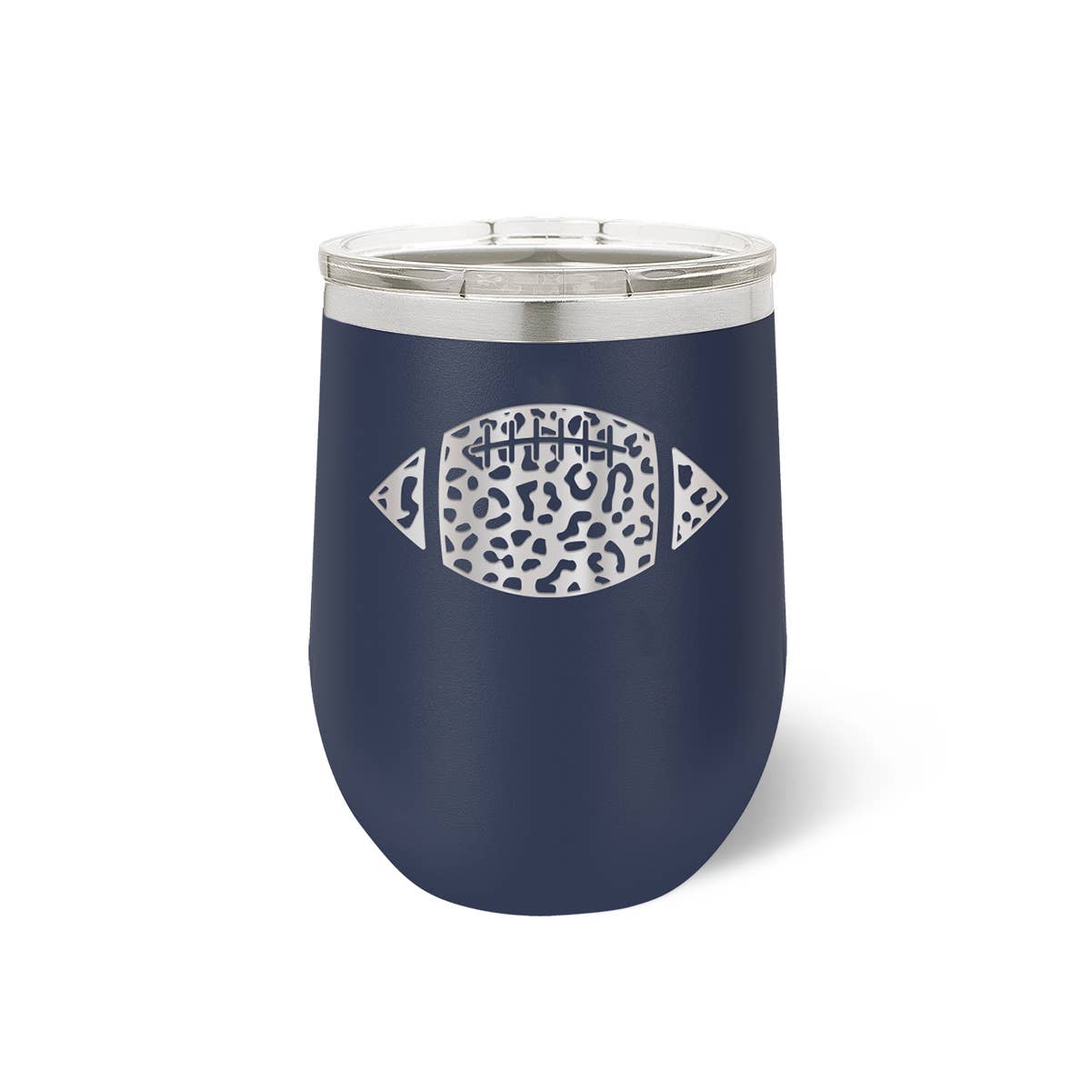Leopard Football 12oz Tumbler