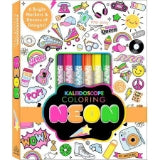 Kaleidoscope Coloring: Neon by Editors of Silver Dolphin Books