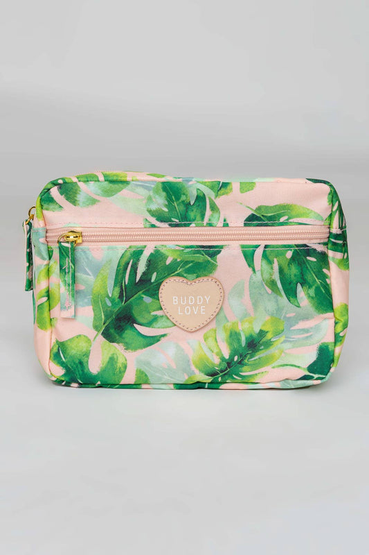 Palm Print Large Cosmetic Bag