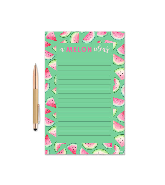 A Melon Ideas  Notepad - Watercolor To-Do List Notepad