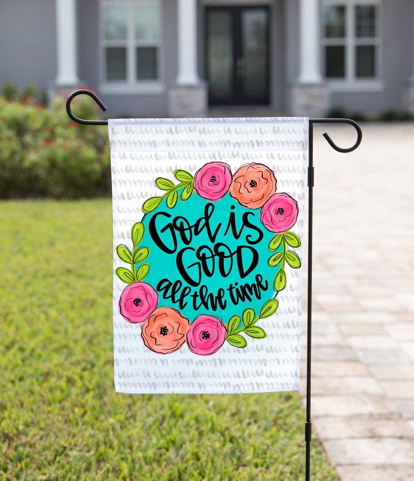 Religious Garden Flag - God is Good