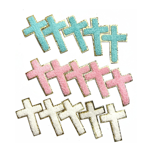 Chenille Cross Patch | Assorted