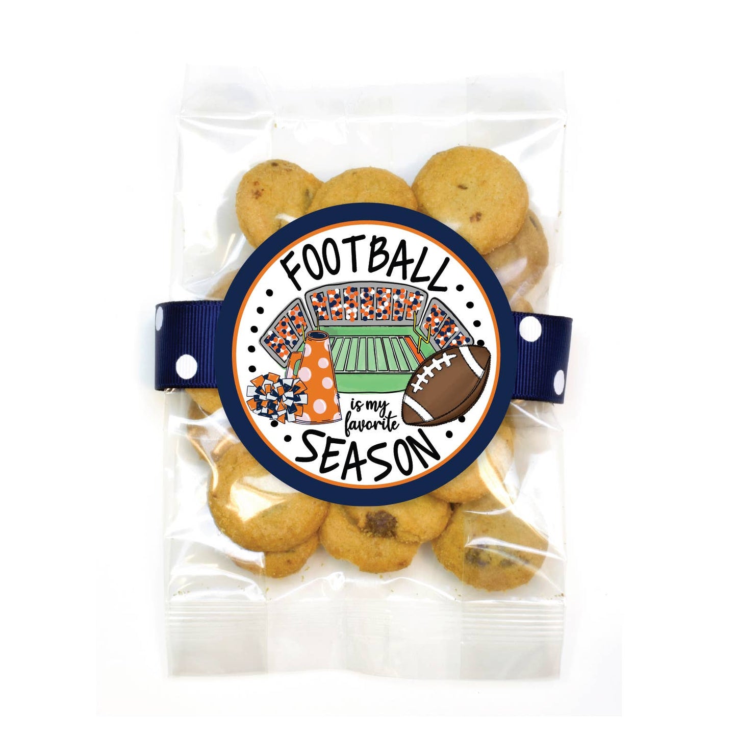 Cookie Bags - Football - Small - 12 Bags