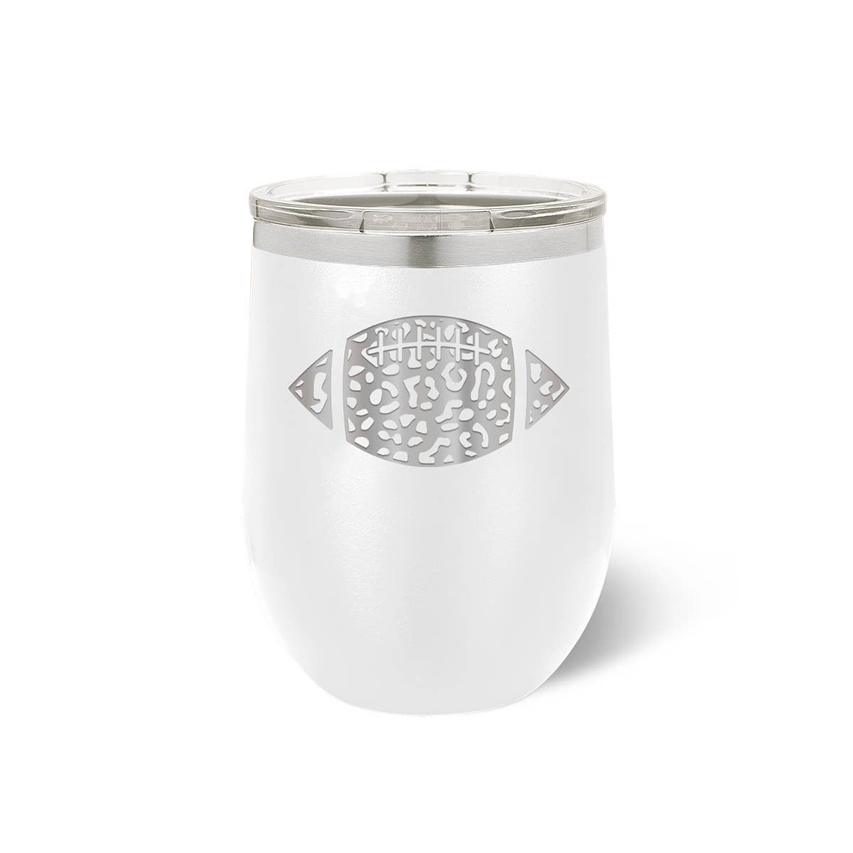 Leopard Football 12oz Tumbler