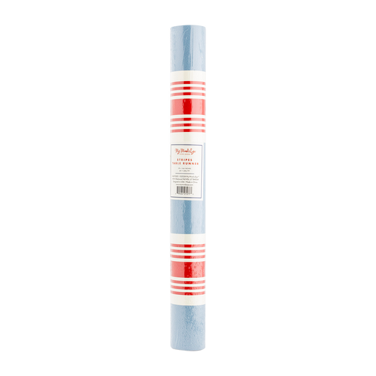 HAM1020 - Hamptons Striped Paper Table Runner
