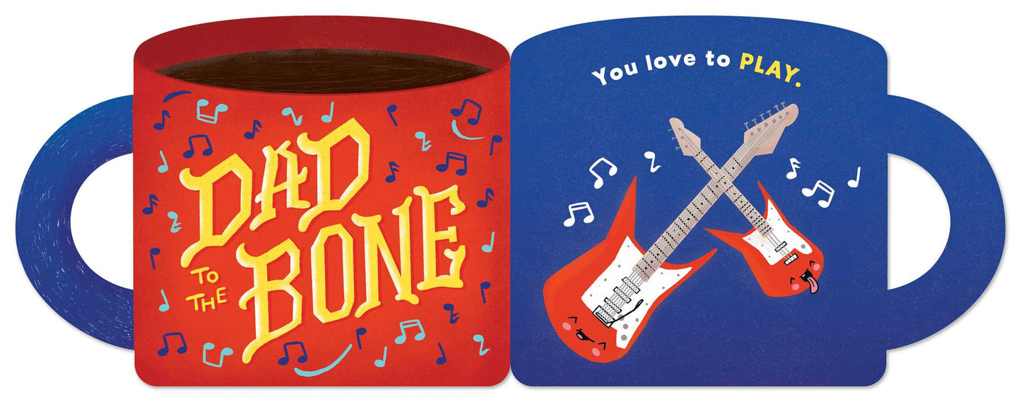 #1 Dad (A Mugs & Kisses Father's Day Shaped Board Book for Toddlers) by Teresa Bonaddio