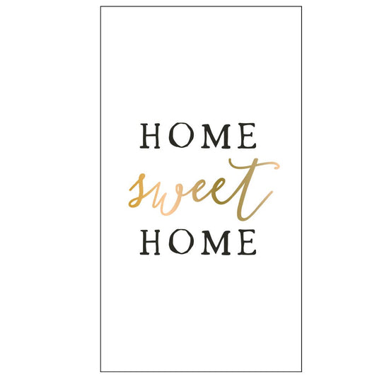 Paper Guest Towels | Home Sweet Home - Foil - 24ct