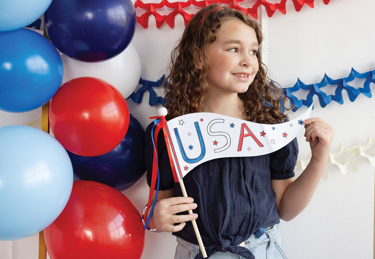 PLKC100 - Cardstock Coloring Pennant