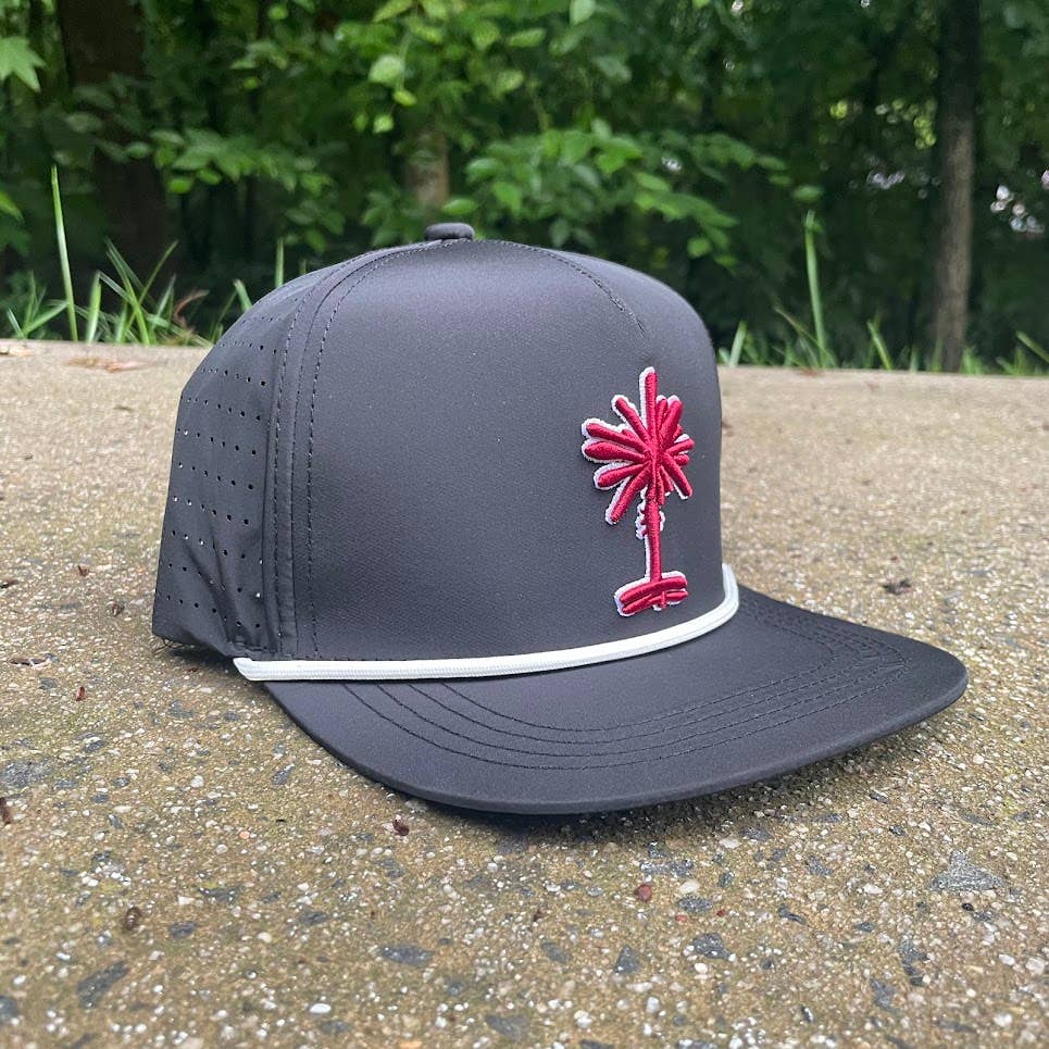 South Carolina Football Black Palmetto Snapback Hat