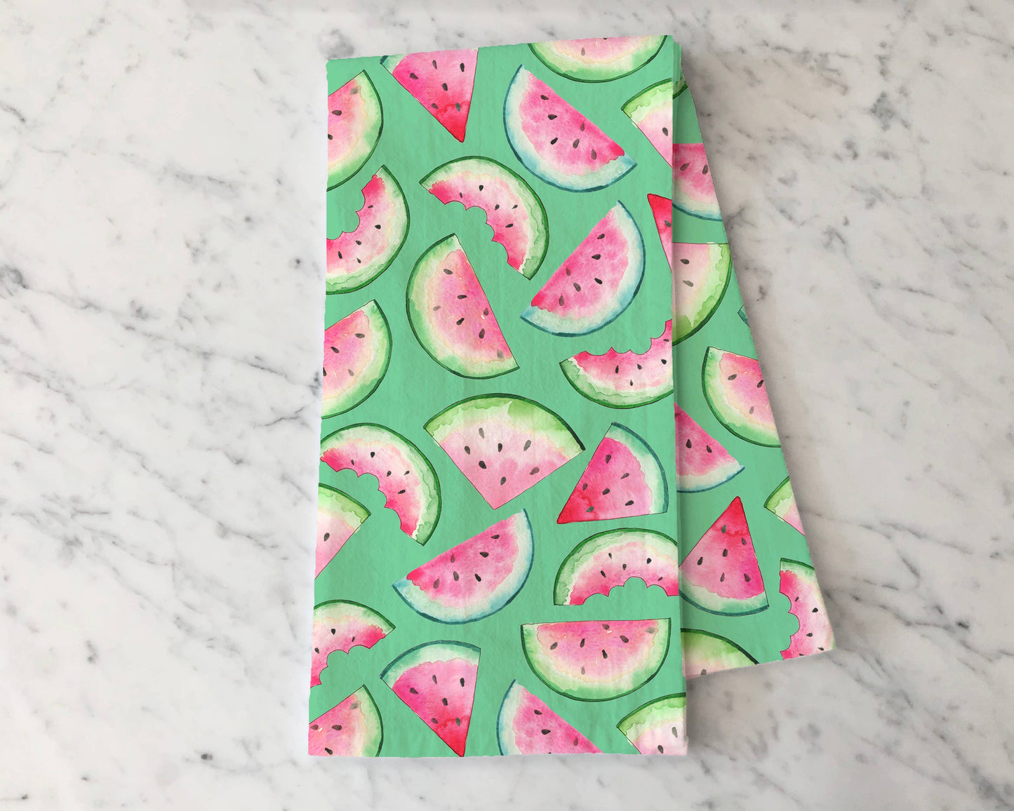 Watermelons Tea Towel -  Summer Fruit Kitchen Decor