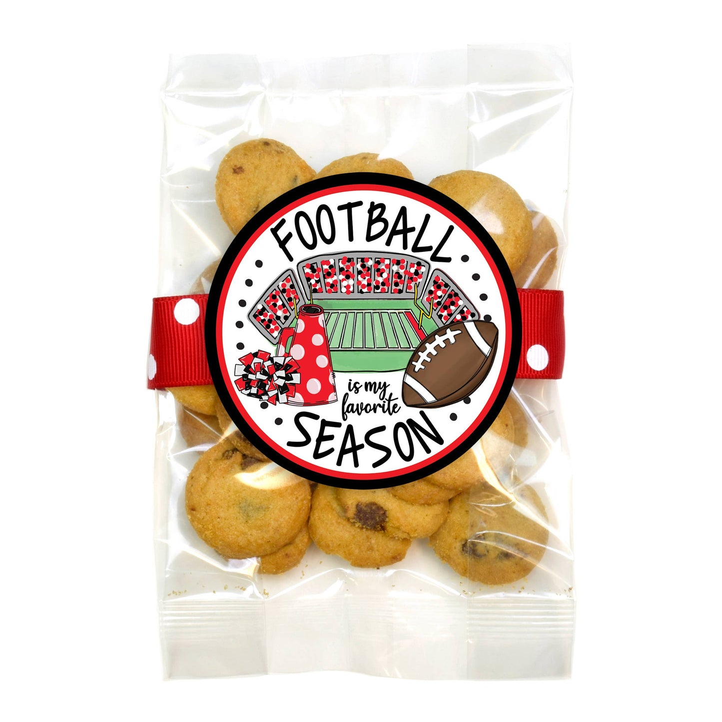 Cookie Bags - Football - Small - 12 Bags