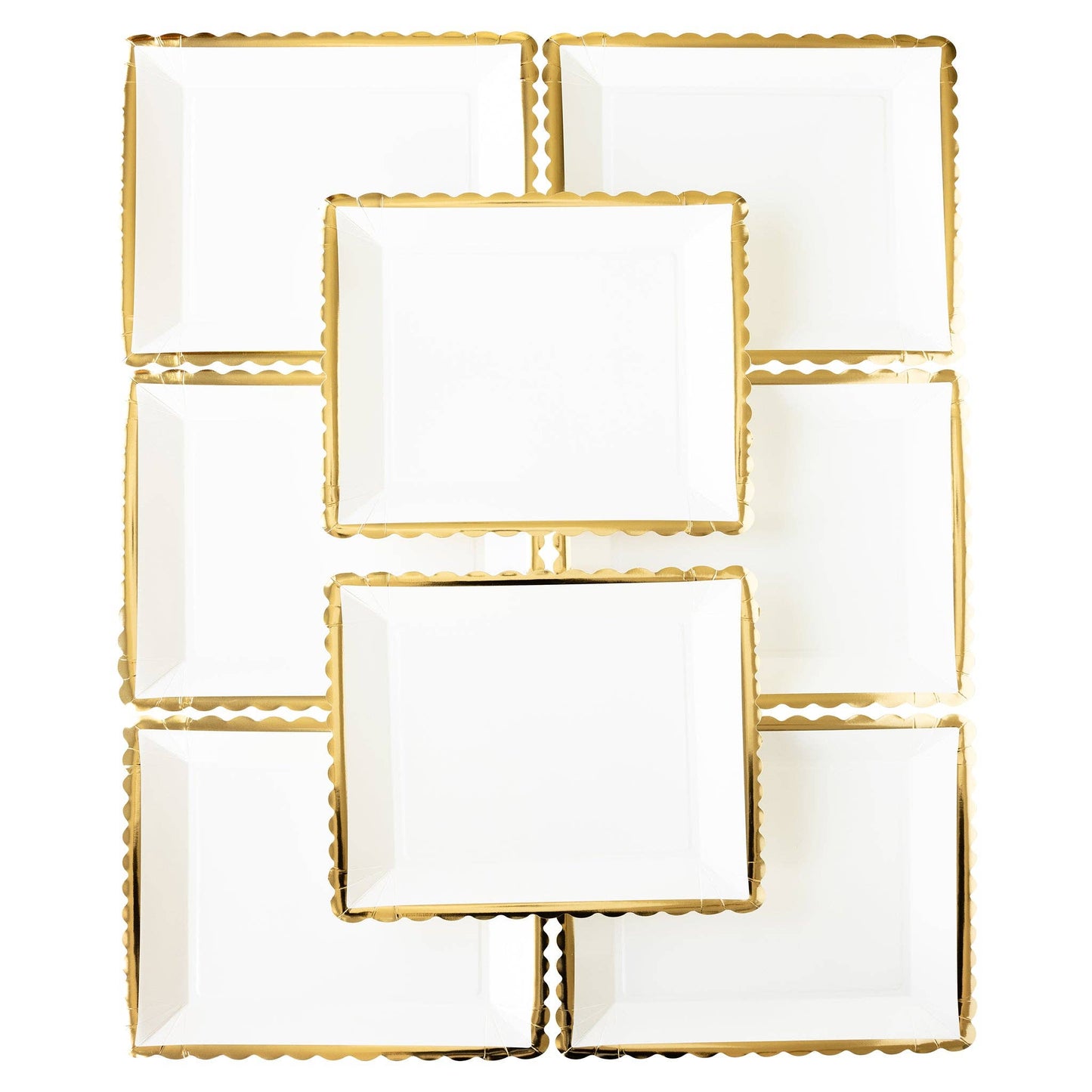 PGB1140 - Gold Ruffle Edge Plate