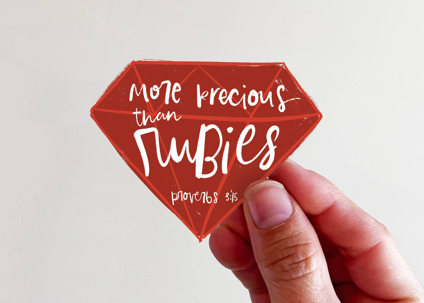 Ruby Vinyl Sticker